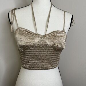 Forever21 cheetah print crop top